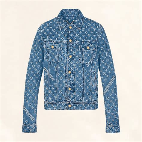 lv heart jean jacket.